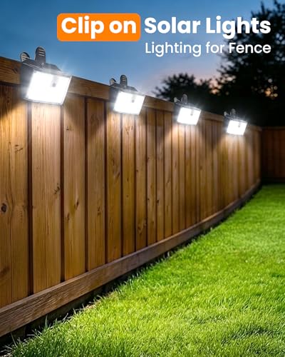 Thumok Clip on Solar Lights Outdoor 176 LEDs 600 LM Solar Motion Sensor Lights Outdoor IP6 - image 5