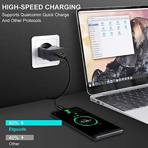 Image of etguuds 80W CHARGER (Type C Cable Braided)