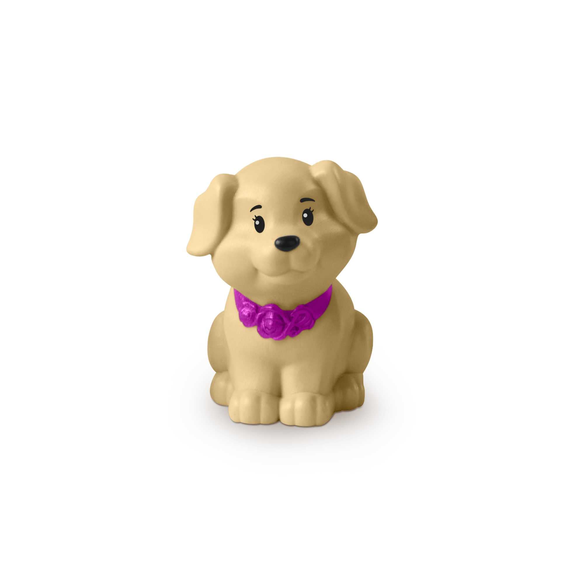 Little People Barbie Domek Spa dla zwierzątek Zestaw dla przedszkolaków z muzyką i dźwiękami, 2 poziomami zabawy i 3 figurkami HJW76