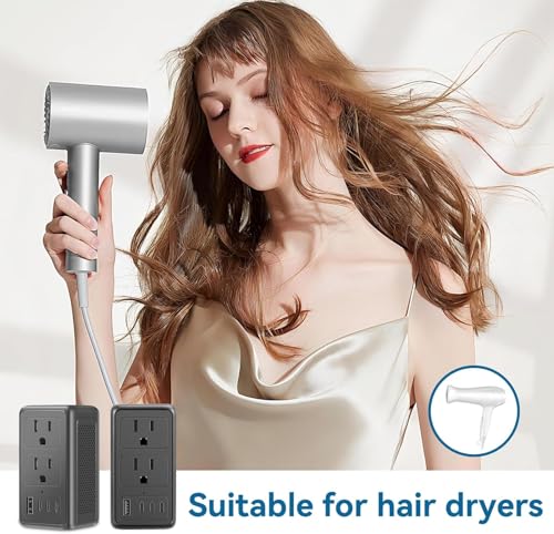 Ipluso 220V To 110V Converter, 220 To 110 Voltage Converter Us To Europe For Hair Dryer thumb #2