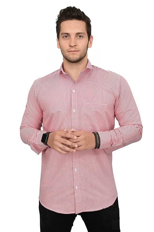 Image of Men's Regular Fit Lining Fomal Shirt