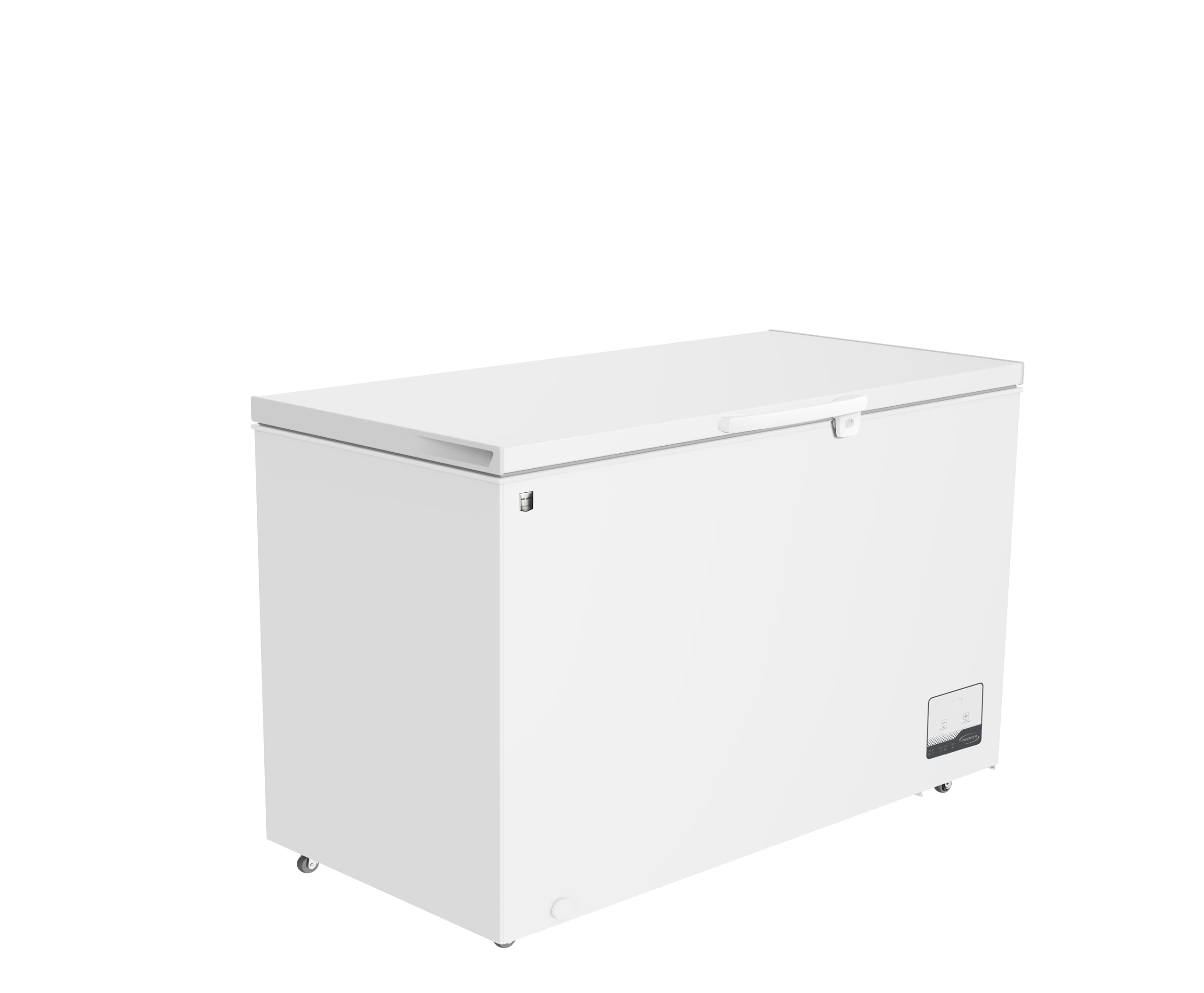 METRO Professional Congélateur bahut GHF2300 300L 95W acier/aluminium blanc éclairage LED avec serrure