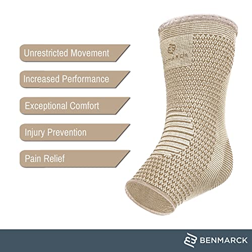 Image of Achilles Tendon Support Brace, Plantar Fasciitis Sock, Ankle Compression Sleeve For Running, Tendonitis and Flat Feet Relief