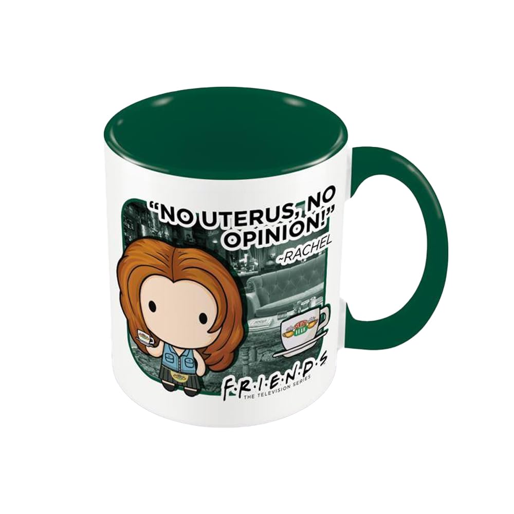 Pyramid International Friends (Rachel Chibi) Green Inner C Mug - 10Oz / 315Ml Ceramic Mug - One Size