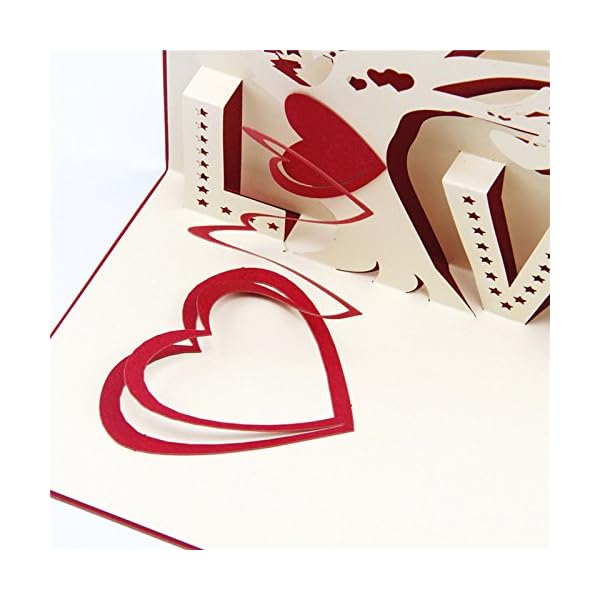 DEESOSPRO® día de la Madre tarjeta,Tarjeta de cumpleaños para mamá, Tarjeta de felicitación pop-up 3D con hermoso papel… - Imagen 5