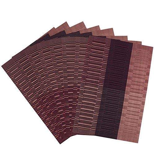 STORE99® Set of 8 PVC Bamboo Placemats Amazon.in Home & Kitchen