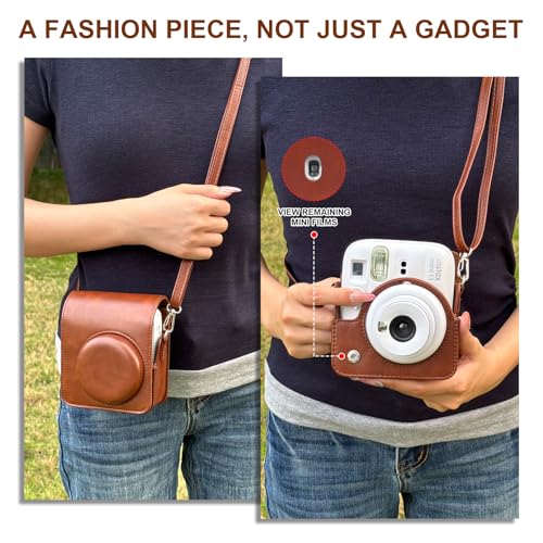 Funda para Cámara Fujifilm Instax Mini 13, Marrón miniatura 7