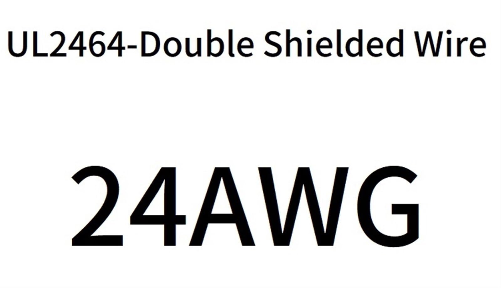 cavo schermato, Cavo schermato UL2464 in rame 24AWG da 2 a 8 conduttori, lunghezze multiple(8cores,5meter)