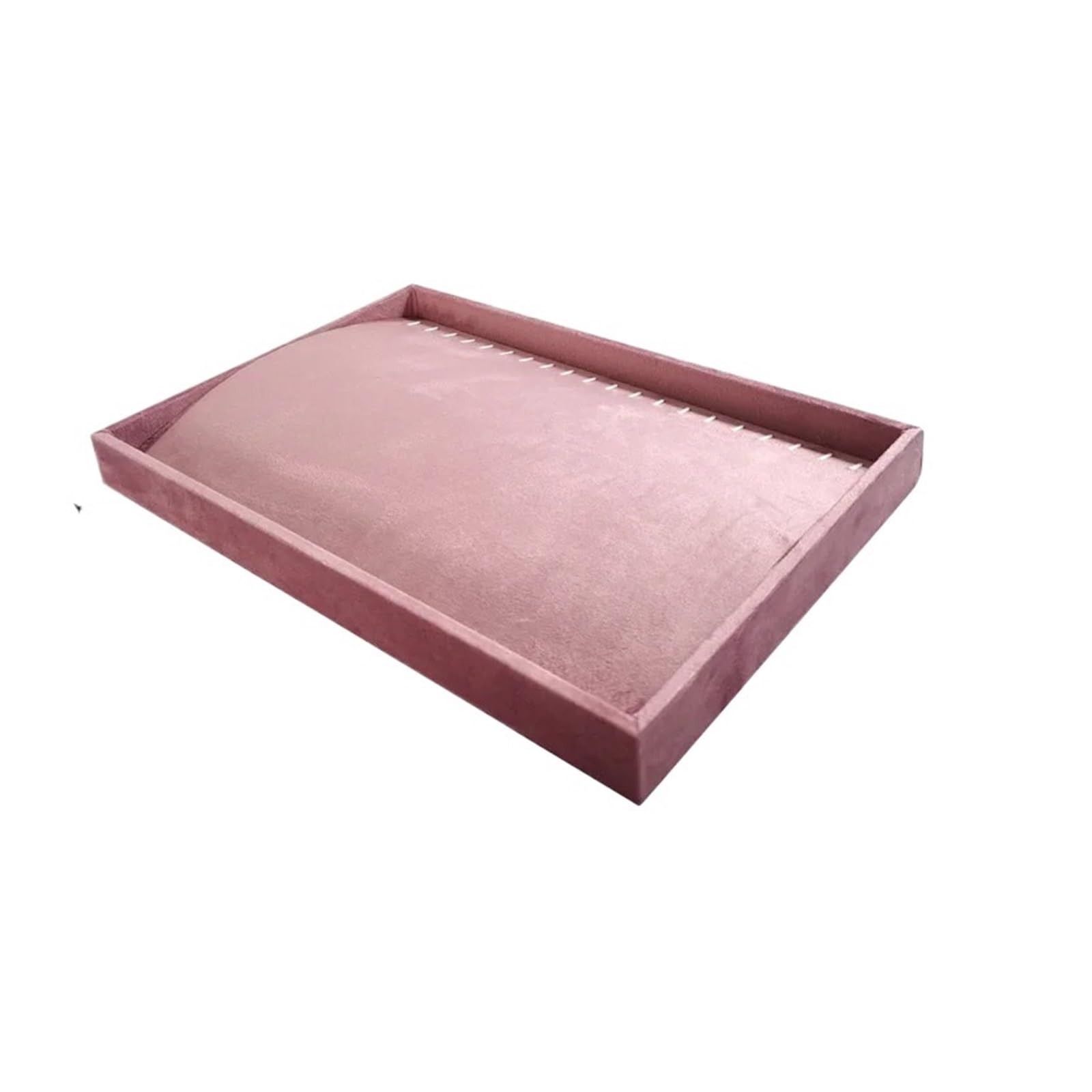 YGMNQAL Velvet Jewelry Tray Luxury Velvet Jewelry Organizer Tray - Multi-compartment Storage for Earrings Rings Necklaces Dresser & Vanity Use