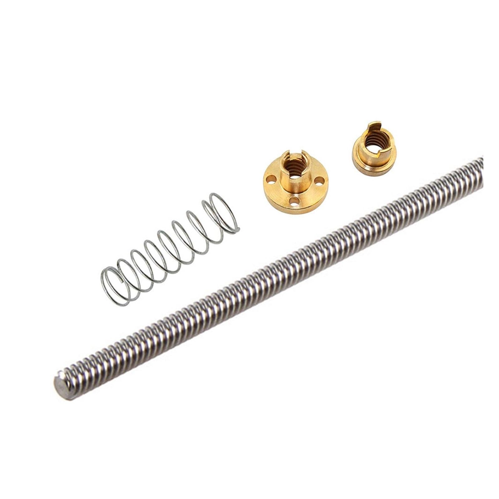 Spielfreie Kugelumlaufspindel T8 Blei 2mm Blei Schraube Mit Anti-Backlash Mutter Pitch 2mm OD 8mm 100mm-1200mm T-Typ Schrittmotor Trapezoid(700mm)
