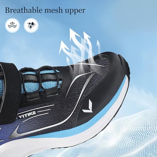 Image of JMFCHI Boys Girls Kids Sneakers Knitted Mesh Running Tennis Athletic Shoes | Breathable,Lightweight,Comfortable,Non-slip,Easy wear,Casual fashion,Indoor outdoor,Gym sport,Daily play,Little /Big Kid