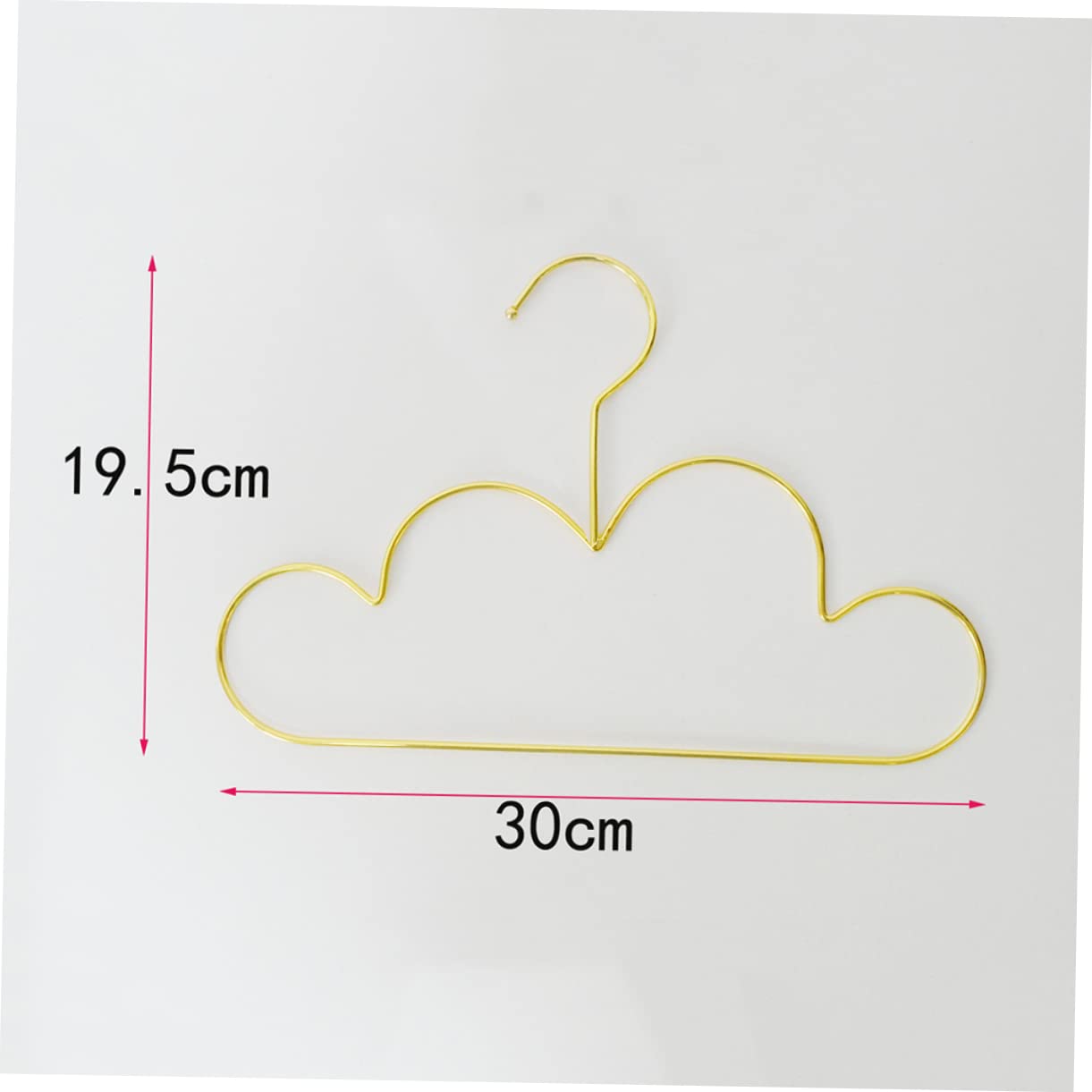 KOMBIUDA 10 Sets Kinder-kleiderbügel in Wolkenform Multifunktionale Garderobenständer Aus Metall Kleiderbügel Ohne Für Kinderkleidung Für Wäsche 5 Stück * 10