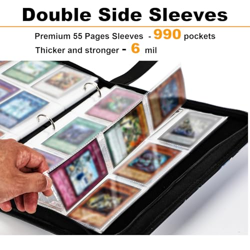 Karlypro YUGIOH-MAGIC-990 Large Capacity Card Binder For Yugioh Trade Cards,9-Pocket Card Holder thumb #3