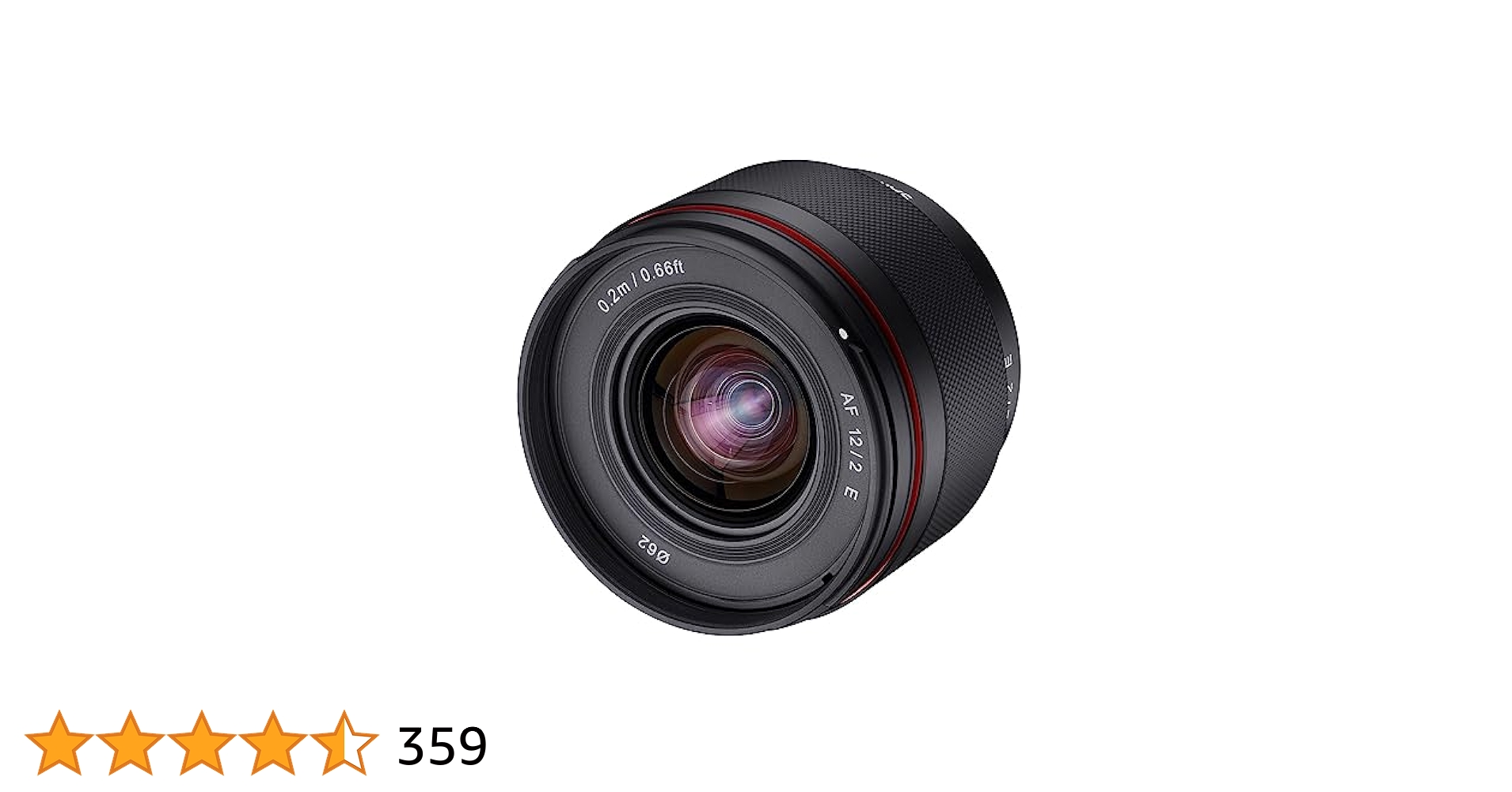 Amazon.com : Samyang AF 12mm F2.0 Autofocus Lens for Sony E