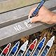 UICCVOKK 6 Stück Reifenstift, Lackstift Reifen, Jeweils zwei in Rot, Weiß und Blau,Permanent Marker Wasserfest,Verblasst Nicht Antifouling für Auto Reifen Metall Karton Holz Steine