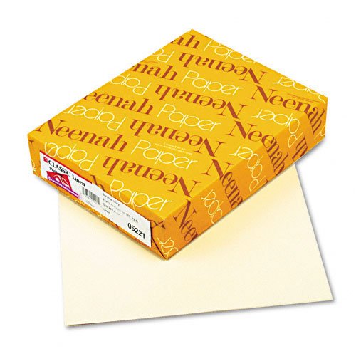 Neenah Paper : Classic Linen Premium Paper, Baronial Ivory, 24lb, Letter, 500 Sheets -:- Sold as 2 Packs of - 500 - / - Total of 1000 Each