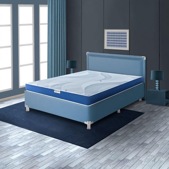 Image of Hypnos by Peps Panorama Orthopedic Memory Foam Mattress | Zero Disturbance Motion Isolation |6 - Inch Bed Mattress| Anti-Microbial Fabric | 10 Year Warranty |King Size Mattress 72X72X06 Inches
