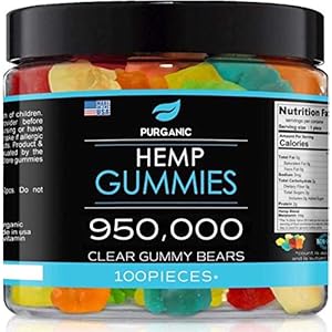 Purganic Hemp Gummies â Helps Support Sleep, Peace and Relaxation – High Strength and Support All Natural Tasty Fruit Flavors – Made in USA â 100ct