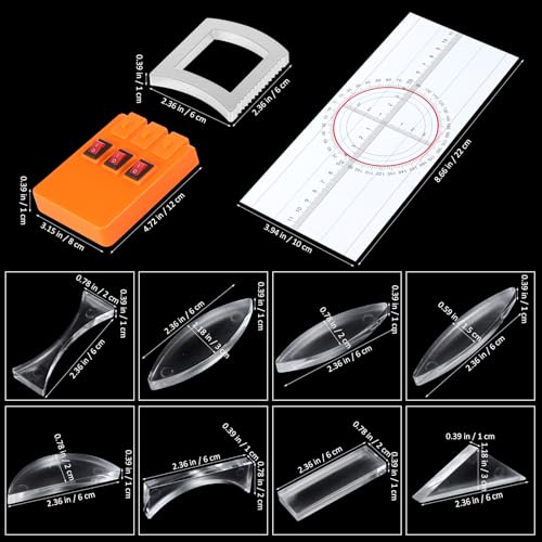 Image of GLEAVI 1 Set Multifunction Optical Experiment Kit: Prism Optic Reflector Refraction Physics Prism Three Light Source Apparatus Physics Kit Optical Prism Lens Small Hole Plastic (Pack of 3)