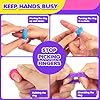 HABNI 12 Pcs Fidget Toys Anillos Sensoriales Juguete De Descompresión Sensorial Juguete Antiestrés para Niños Niñas Alivio del Estrés Y Ansiedad Autismo Y Tdah #2