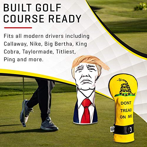 image for Pins & Aces Keep America Great Premium Golf Club Headcover - Quality L