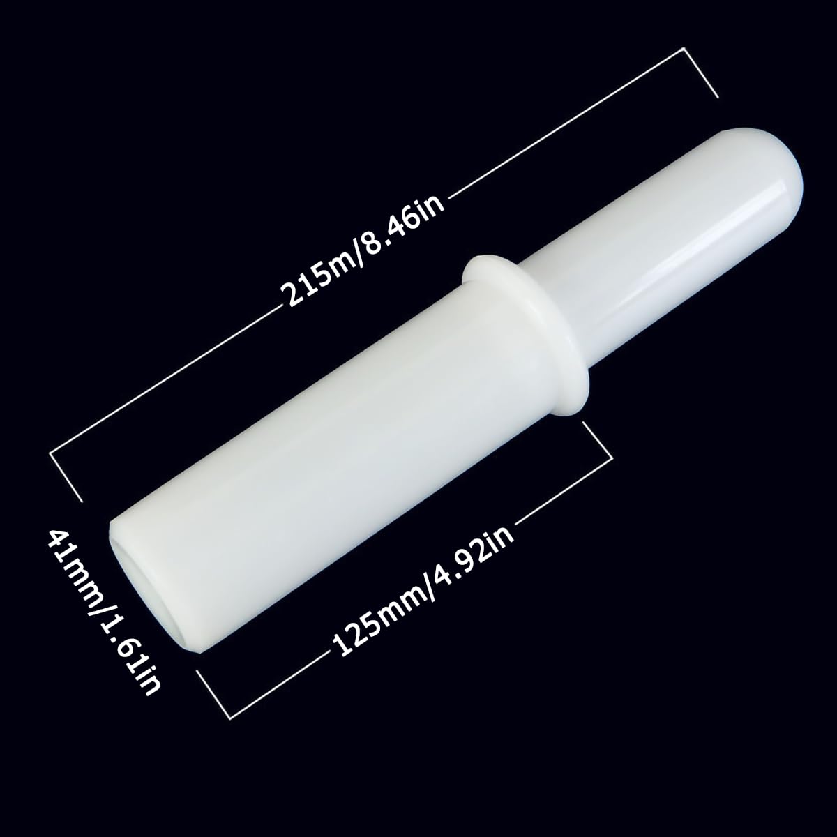 Holy Feather Plastic Meat Pusher for Meat Grinders 2Pcs Pushing meat stick and 1 Meat grinder sausage enema tool - Food Grade Plastic accessories for meat grinder