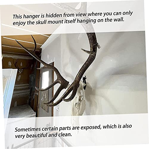 NOLITOY 18 Pcs gancho de crânio de veado cabide de caveira europeu gancho de exibição de artesanato