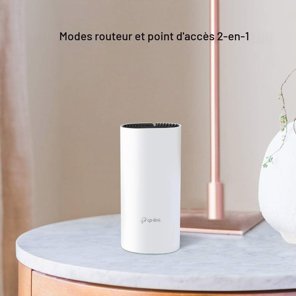 TP-Link Deco M4 Whole Home Mesh Wi-Fi System, Seamless and Speedy Up To 2800 Sq ft coverage, Work with Amazon Echo/Alexa, Router and Wi-Fi Booster Replacement, Parent Control, Pack of 2
