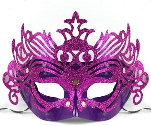 Amazon Co Jp N D L 仮面舞踏会 マスカレードマスク ヴェネツィアン風コスプレ グリッターローズレッド ホビー