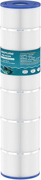 KEEPURE Jandy CS250 Pool Filter Cartridge Replacement for PJANCS250, C-8425, FC-0824, R0462500, 17-175-3630 Filter Cartridge, 250 Sq.ft, 1 Pack