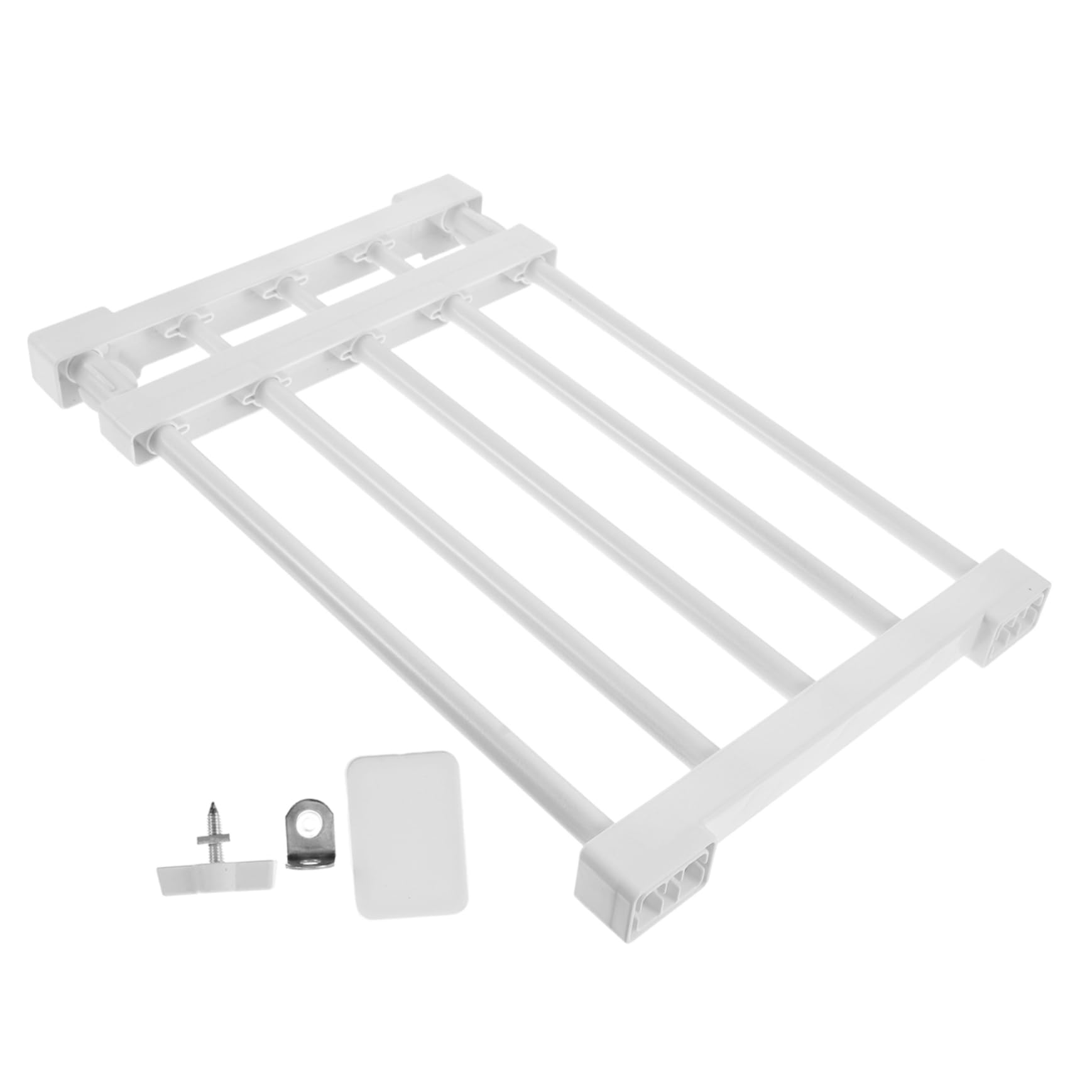 HOMOCONO Adjustable Closet Organizer Shelf Expandable Detachable Storage Rack for Wardrobe Separation Versatile Fits Easy Installation Removal for Efficient Clothing Storage