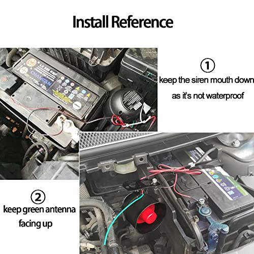 Vjoycar Diyv1 1-Way Wireless Car Alarm Vehicle Security System Anti-Theft Burglar Vibration Sensor Horn Siren Universal 12V Auto Anti-Theft Protection System Simple Diy Install thumb #5