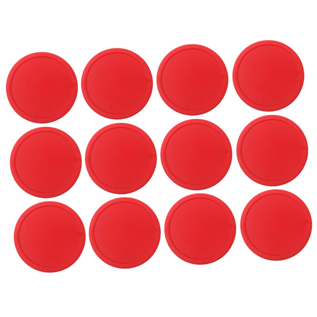 KICHOUSE Hockey Boys and Girls Air Hockey 4pcs 75mm Bulk Mini Piece Accessories