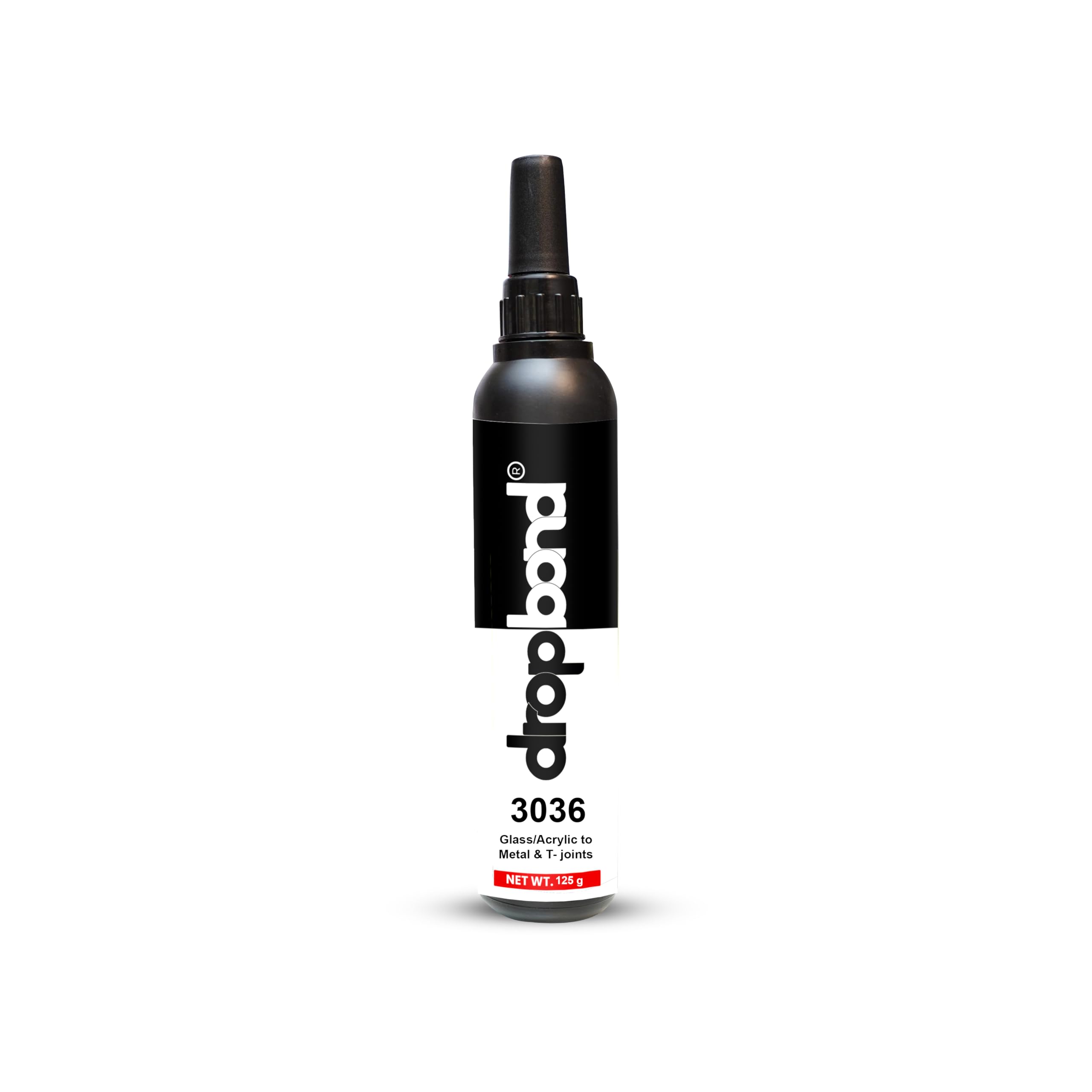 DropBond UV Glue 3036 is the precision adhesive for glass and acrylic to metal, Glass T-joints. With rapid UV light curing acrylic-to-metal structural bonding.125gm