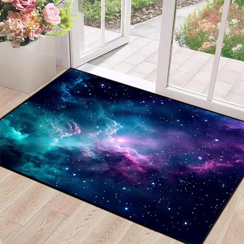 Tapete decorativo Galaxy 80x120 cm azul oscuro miniatura 1