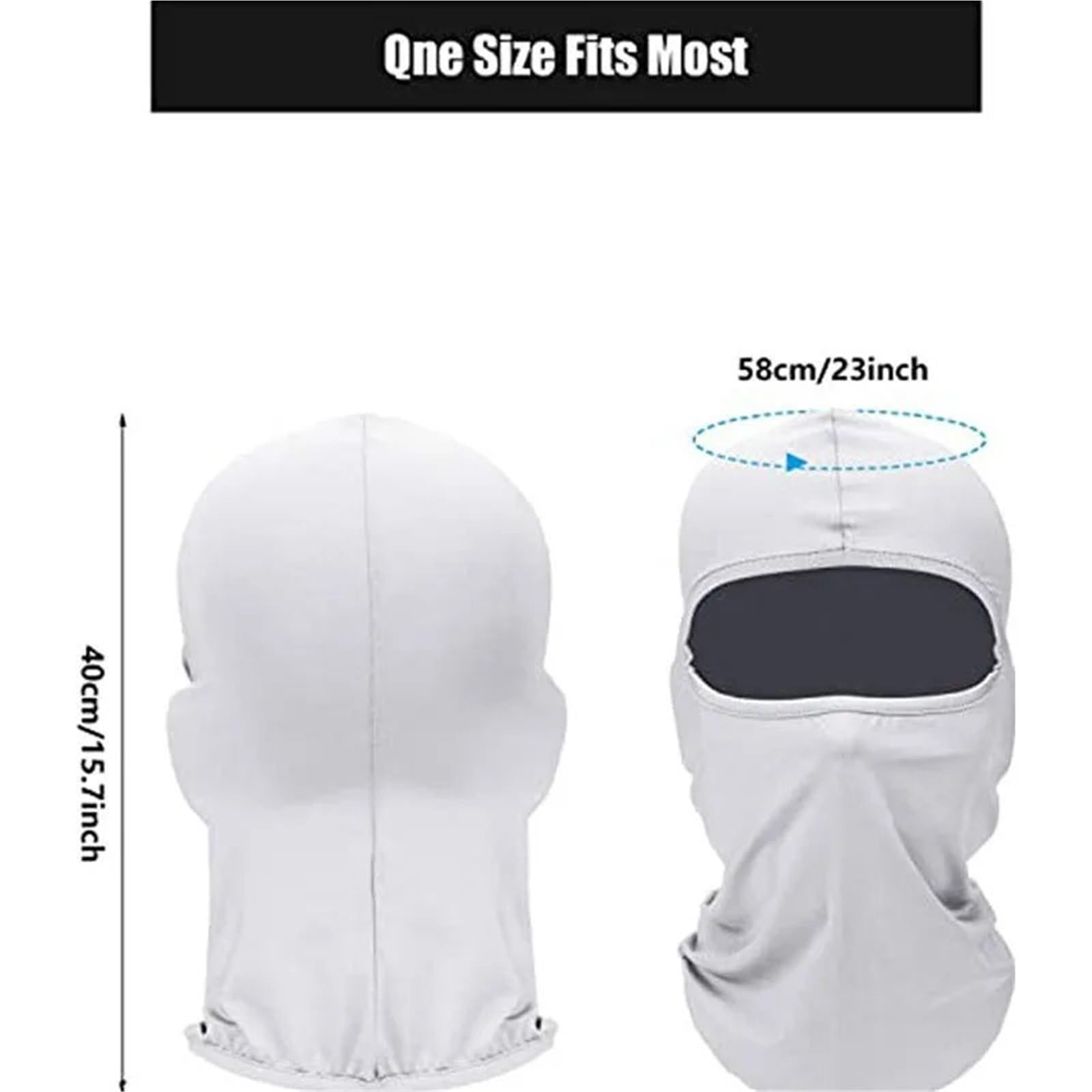 2Pcs Ski Mask Full Face Hiking Cycling Camping Bike Head Cover for Men Women para Esquí Ciclismo