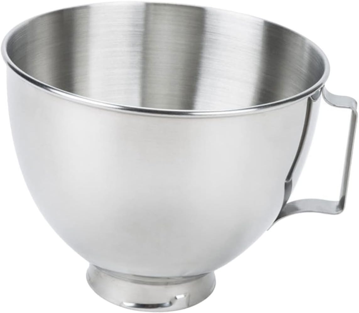 Stainless Steel Mixer Bowl Replacement for Compatible with Stand Mixers Stainless Steel for Baking Marinating Dishwasher