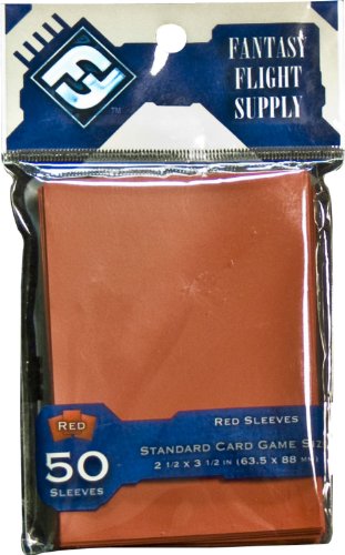 Preisvergleich Produktbild Red Sleeves, Standard Card Game 50 Pack