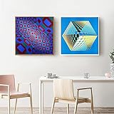 victor vasarely zebra 1930 3. PREMIUM COPYRIGHTED PRINTS: Unsere Leinwand-Wandkunst ist perfekt für viele Anlässe, wie Wohnzimmer, Schlafzimmer, Küche, Bad, Büro usw. Natürlich ist es auch eine tolle Geschenkidee für Ihre Freunde, Familien, Kinder und alle, die du liebst.