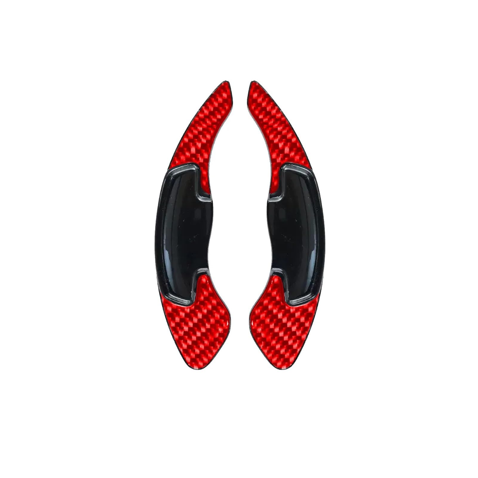 QBKGMEWCA Shift Paddles Interior Compatible for Acura MDX Modification ILX RDX TLX CDX Carbon Fiber Stickers(Type2)