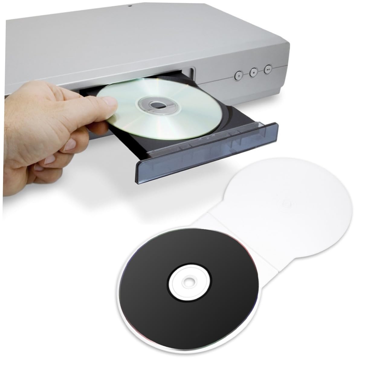 Hohopeti Custodia Trasparente per CD e Dvd in Plastica 50 Pezzi, Resistente e Protettiva Design Salvaspazio per Organizzazione e Prevenzione Polvere