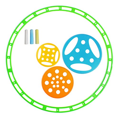 Larcele Grand Échelle Spirographe Ensemble Spirale Art Dessin Outil WHC-02 (Style 603)