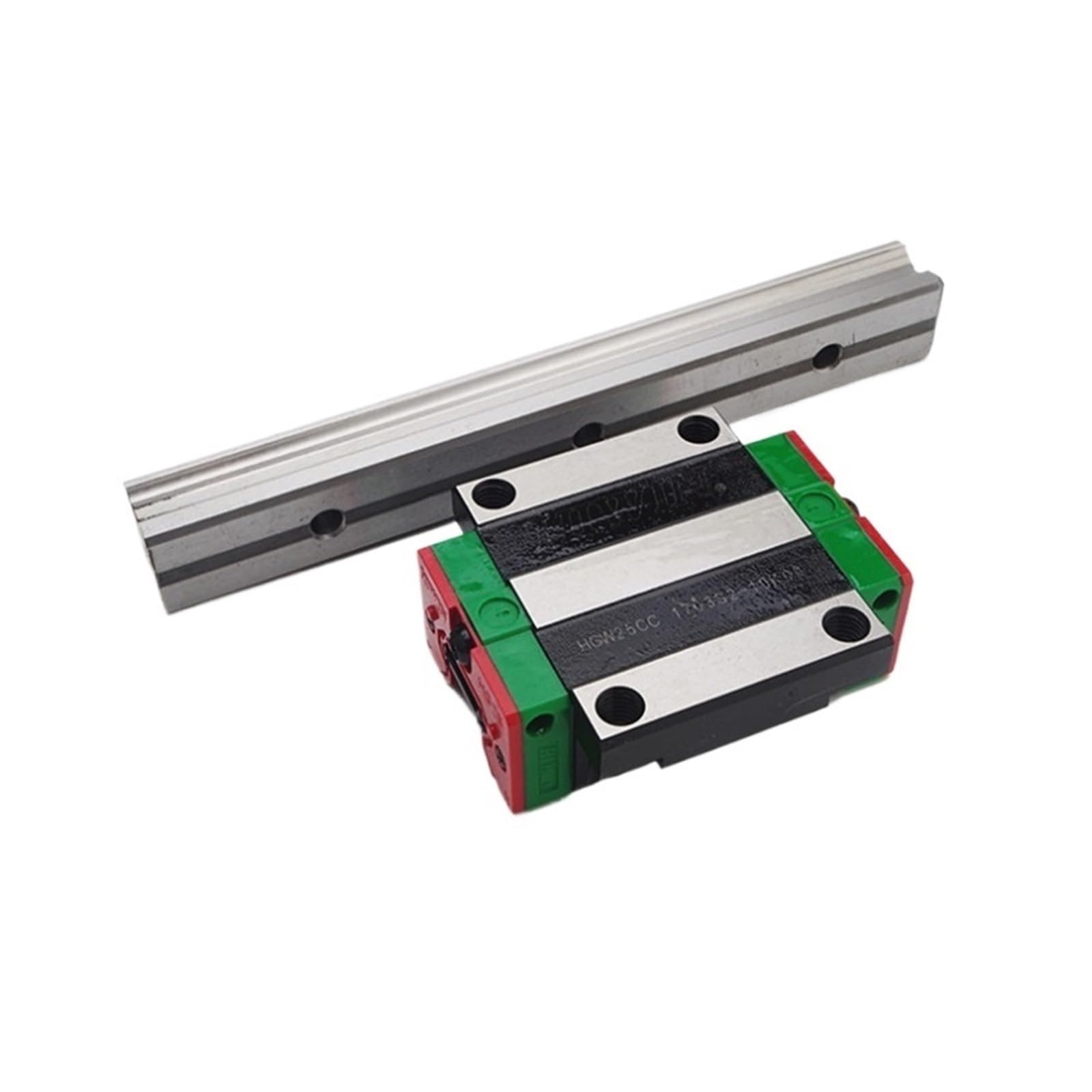 Deslizador de cojinete lineal con riel deslizante 2 uds HGR25 650mm carril guía lineal + 4 Uds HGW25CC bloque deslizante de carro con brida