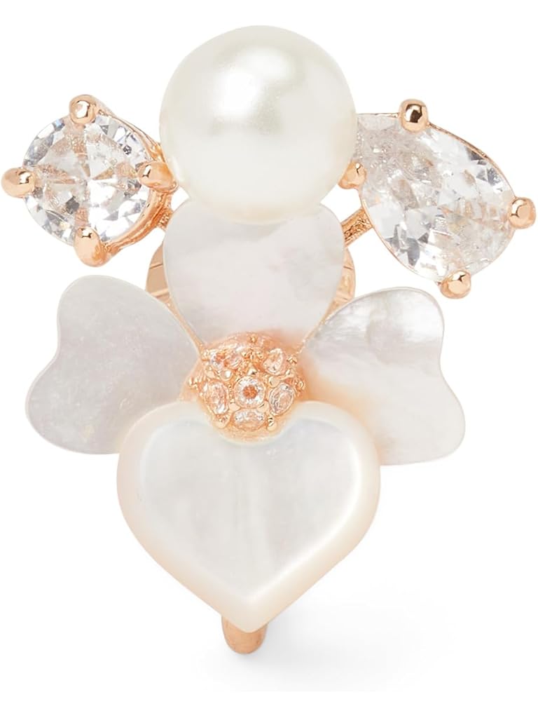 Multi Kate Spade New York Precious Pansy Cluster Studs - Clips