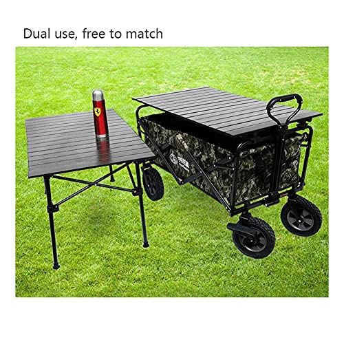 LICHUAN Einkaufstrolley, zusammenklappbar, tragbar, für den Außenbereich, für Einkaufen, Picknick, Aufbewahrung zu Hause (Farbe: 10) – Bild 3