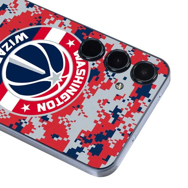Skinit Decal Phone Skin Compatible with Galaxy A36 5G - Officially Licensed NBA Washington Wizards Camo Digi Design