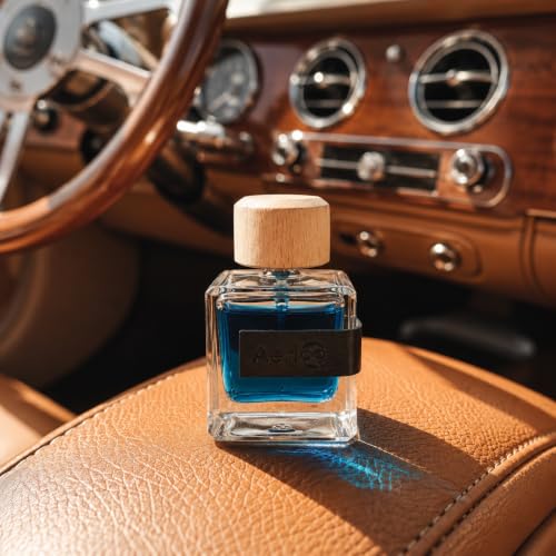 Image of Sea Salt Luxury Car Perfume | Long Lasting Car Fragrance & Car Freshener | 400 Presses, Up to 133 Days | Press to Diffuse 40ml Glass Bottle | Goa Salt Drift