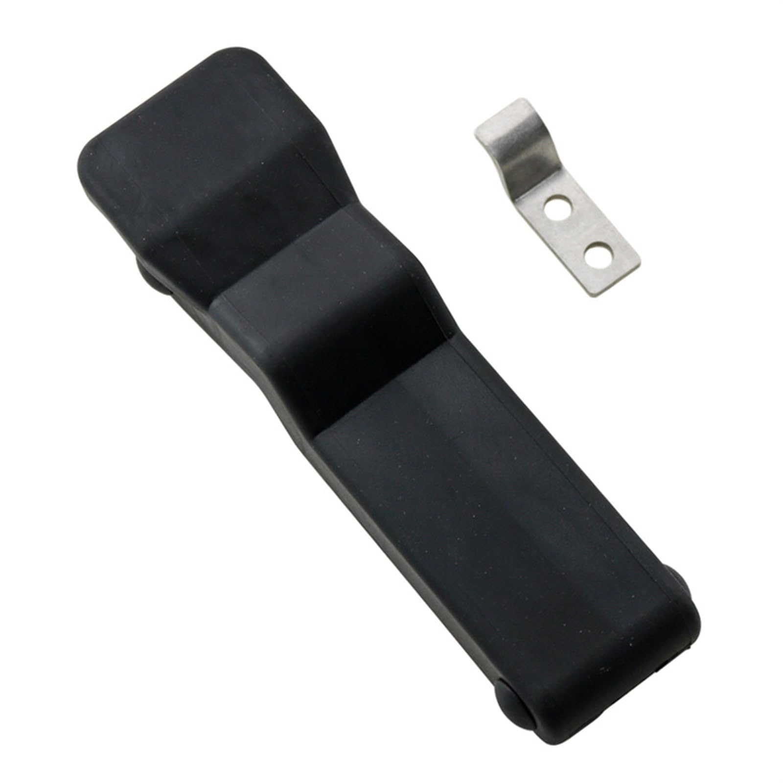 Distribution Box Cabinet Door Buckle Black Rubber Small Handle Wooden Box Concealed Concealed Fixed Buckle 1Pcs(DK609-1)