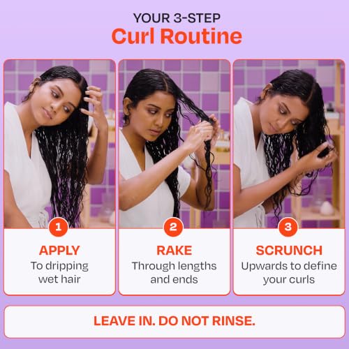 Image of MANETAIN Curl Cream 100ml for Curly & Wavy Hair | Frizz Control, Soft Hold & Moisturizing Styling Cream | Enhances Natural Curls, Reduces Frizz | Sulfate-Free, Paraben-Free, Vegan Hair Care