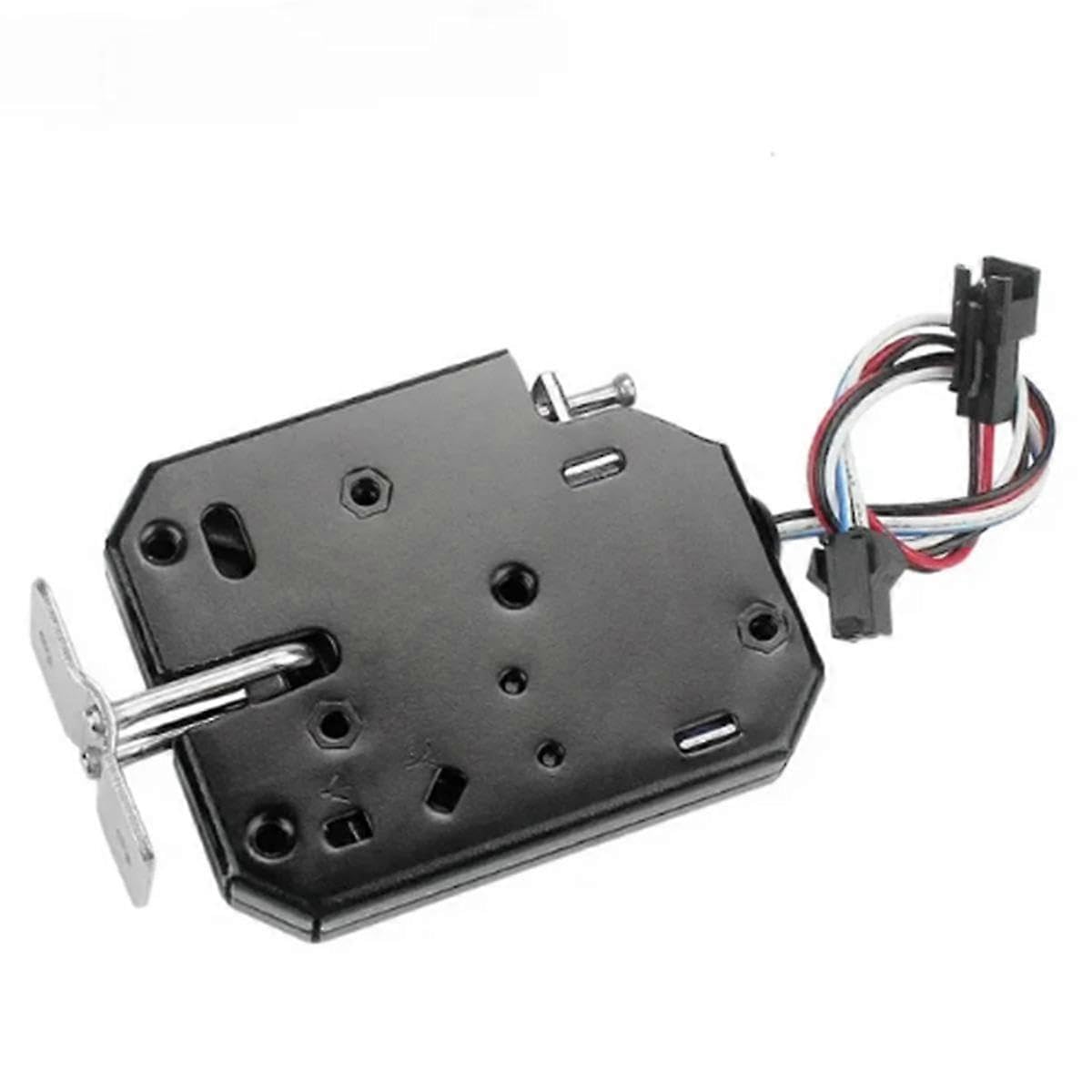 Small 12V 1.5A Electronic Lock Latch Release Assembly Electromagnetic Control Metal Safety Magnetic